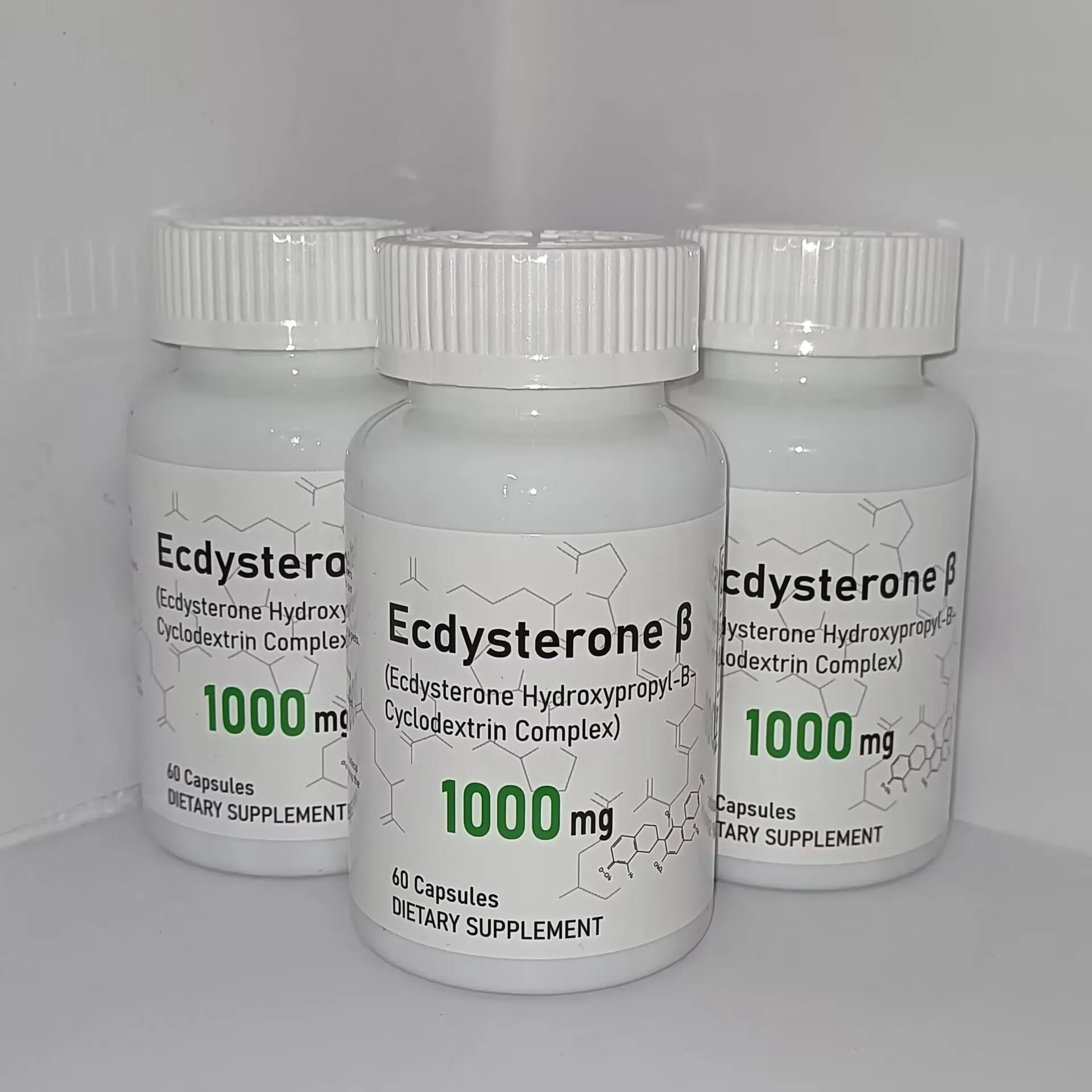 Garcinia Cambogia Extract - 3 Bottles Ecdysterone Capsule Muscle Mass