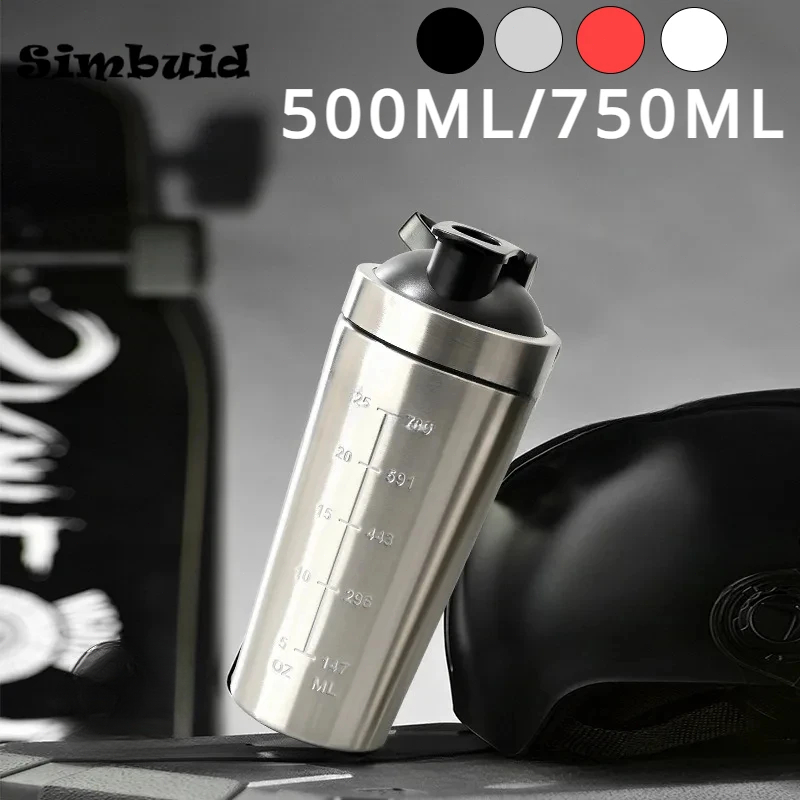 Nutrition For Fitness And Sports - Stainless Steel Protein Powder Shaker Bottle