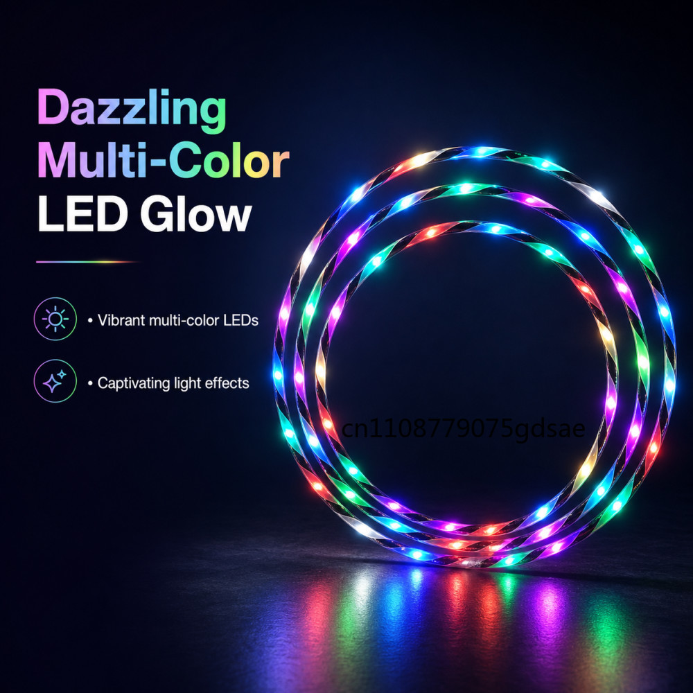60-90cm LED Glow Sport Hoop fo - Nutrition For Fitness And Sports review and price