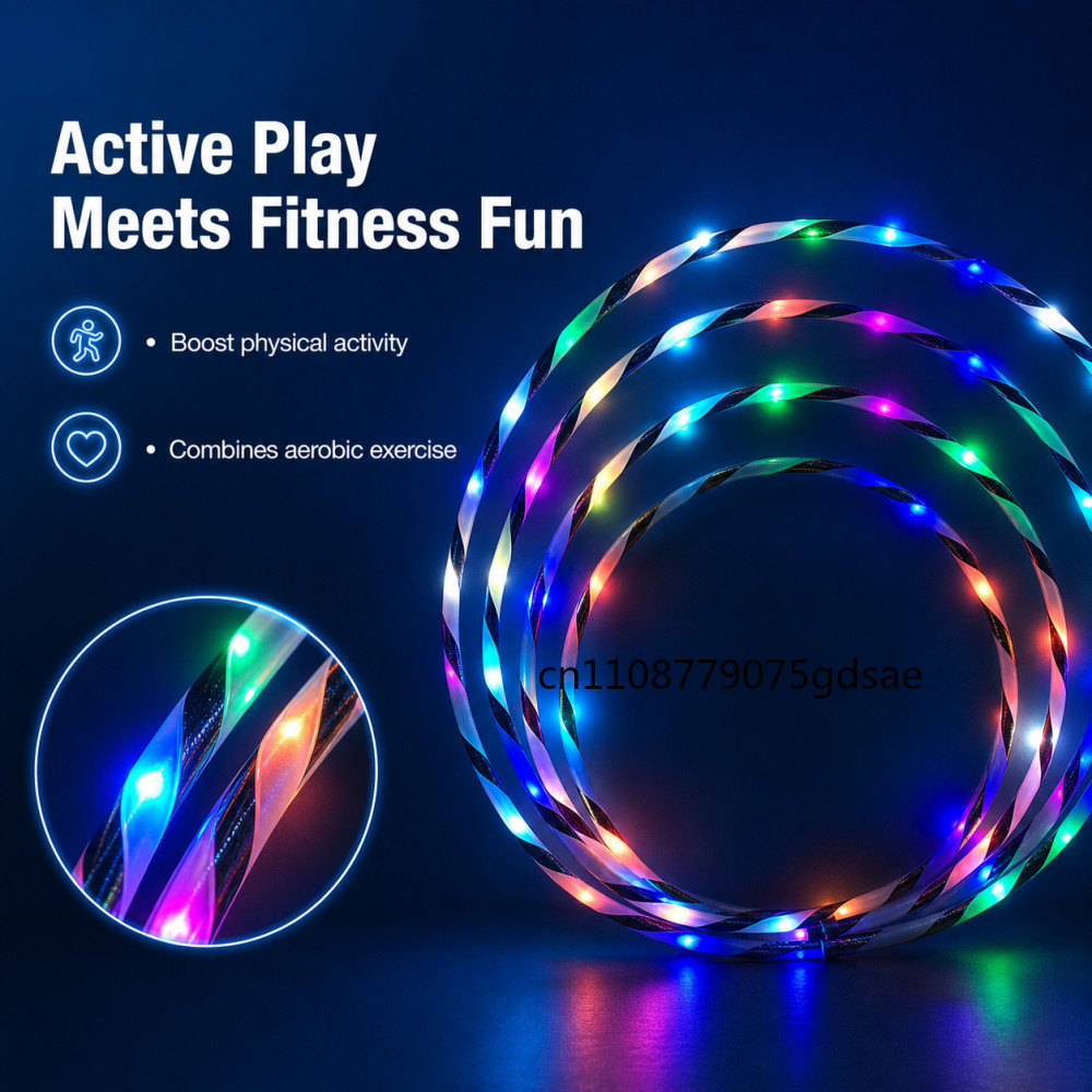 60-90cm LED Glow Sport Hoop fo - Nutrition For Fitness And Sports review and price
