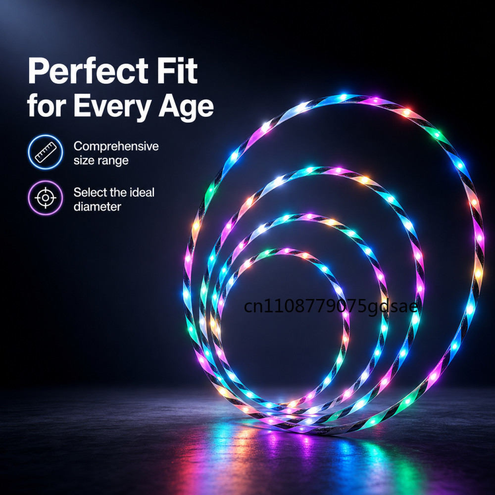60-90cm LED Glow Sport Hoop fo - Nutrition For Fitness And Sports review and price