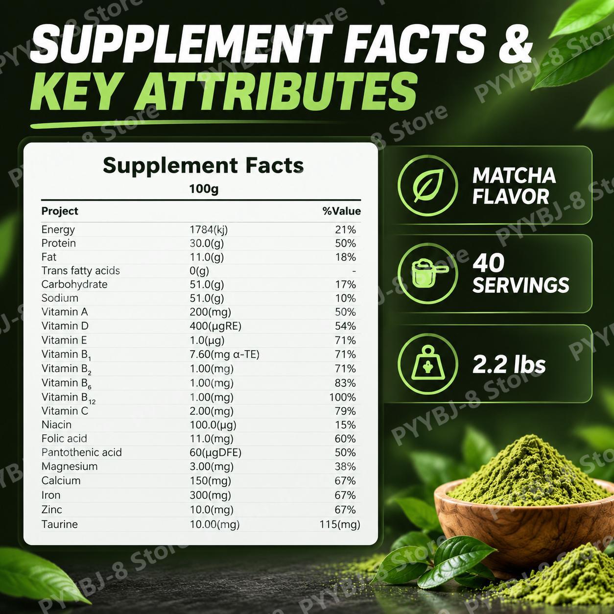 Matcha Flavor Whey Protein Pow - Fitness Nutrition Whey review and price