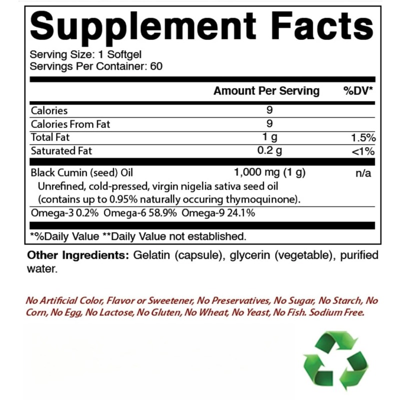 Black Seed Oil Capsules 1000mg - Black Seed Oil Capsule review and price